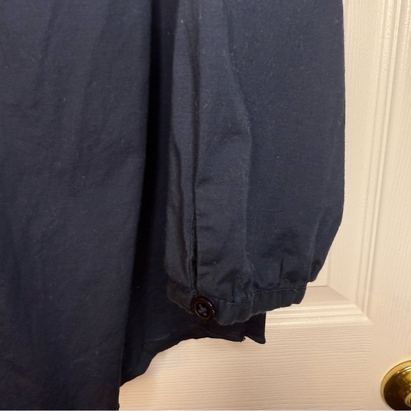 Talbots Petite Midnight Blue Blouse Size XL Petite GUC see photos for small spot - Picture 3 of 6
